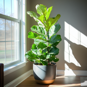 Fiddle leaf fig plant