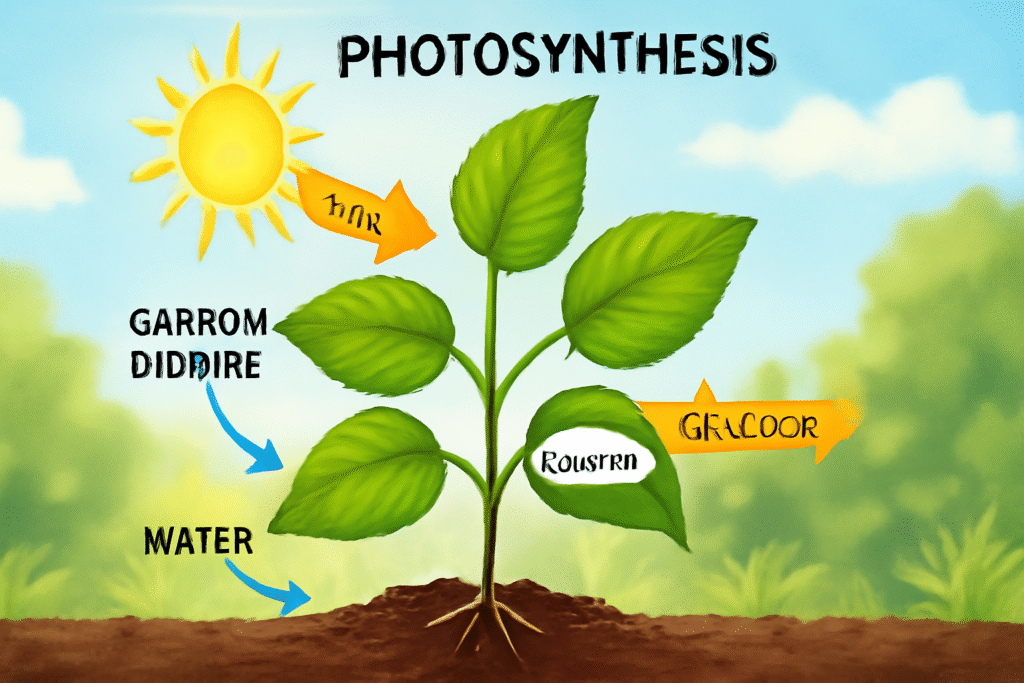 Photosynthesis plant growth process