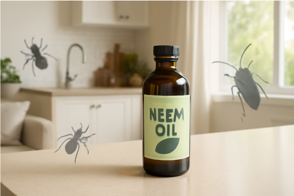 using neem oil for indoor pest control