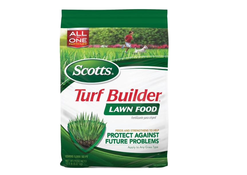 Scotts Turf Builder Lawn Food - Fertilizer for All Grass Types, 5,000 sq. ft., 12.5 lbs.