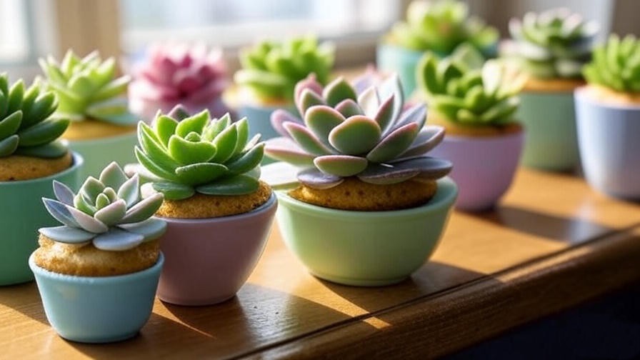 succulent cupcakes