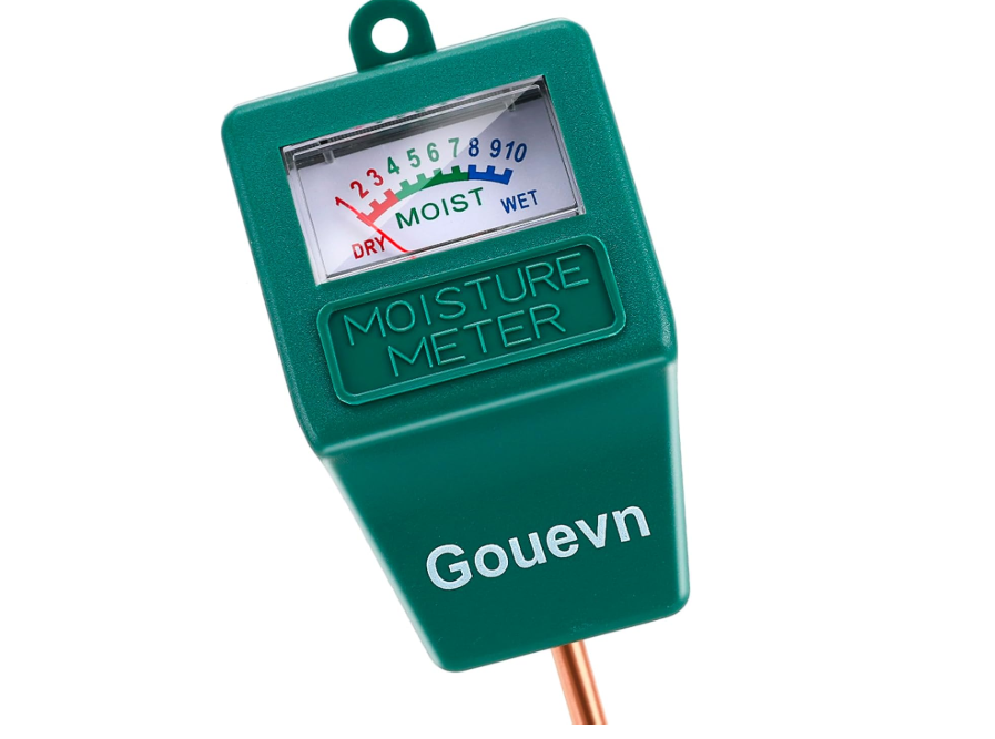 Gouevn Soil Moisture Meter, Plant Moisture Meter Indoor & Outdoor, Hygrometer Moisture Sensor Soil Test Kit Plant Water Meter for Garden, Farm, Lawn (No...