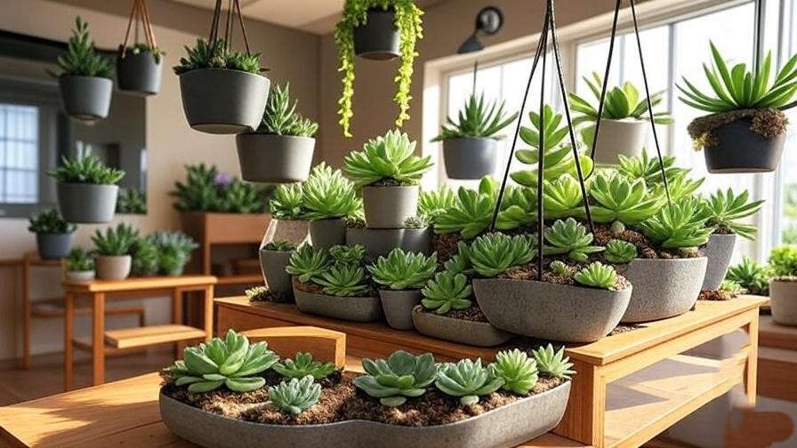 faux succulent arrangements