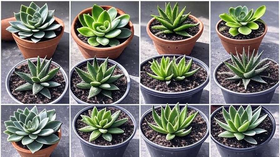 Collection of 10 popular indoor succulents with specific light needs for home growers.