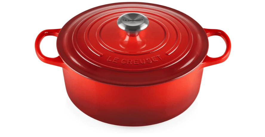  Le Creuset Enameled Cast Iron Signature Round Dutch Oven, 5.5 qt., Cerise