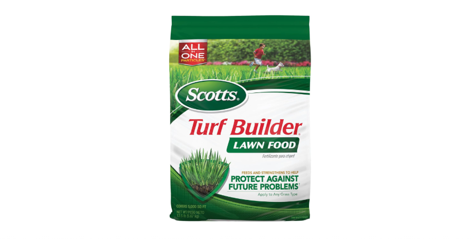  Scotts Turf Builder Lawn Food - Fertilizer for All Grass Types, 5,000 sq. ft., 12.5 lbs.