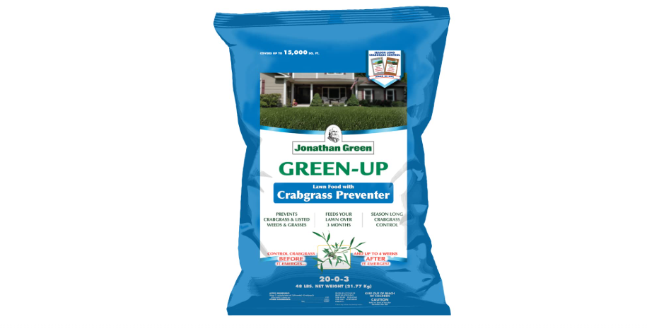  Jonathan Green (10457) Green-Up Lawn Food with Crabgrass Preventer - 20-0-3 Grass Fertilizer & Crabgrass Killer (15,000 Sq. Ft.)