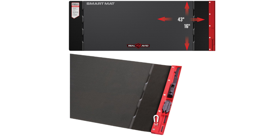 Real Avid Smart Mat Options - Choose 47.25”x19.5” XXL Mat or 43"x16" Universal Smart Gun Mat - Gun Oil Resistant, Non-Slip, Padded Rifle Cleaning Mat