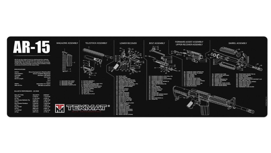  TekMat TEK-R36-AR15-TEK, Multi, One Size