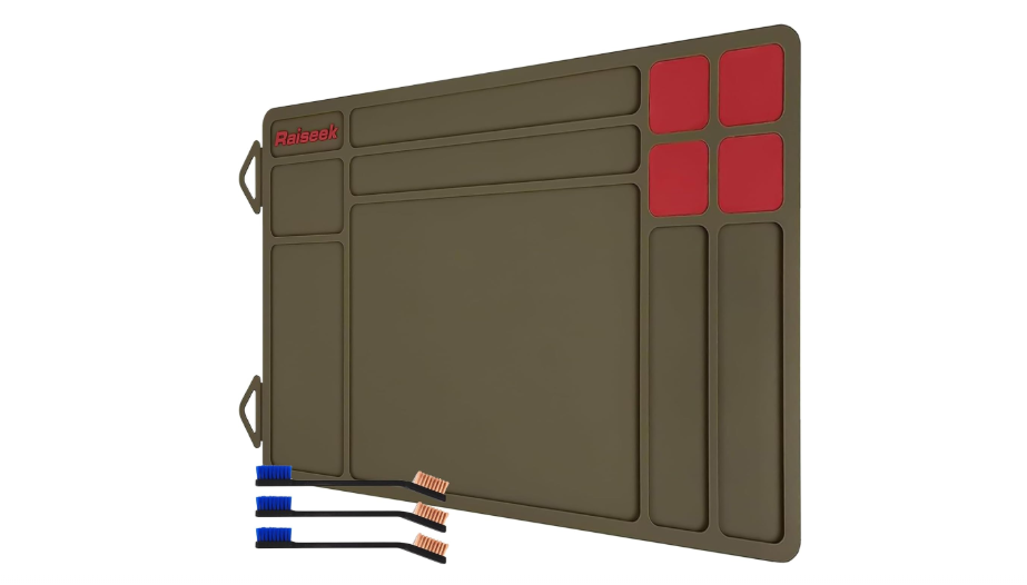  Raiseek Cleaning Mat, Pistol Gun Maintenance Mat,Anti-Slip Rubberized Repair Mat 15.9" x 9.8"