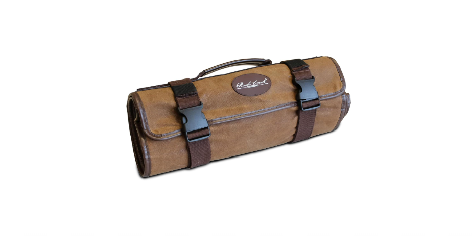  Rush Creek Creations Gun Cleaning Mat - Portable, Waxed Canvas, Handle, Weather Resistant Gun Cleaning and Shooting Mat