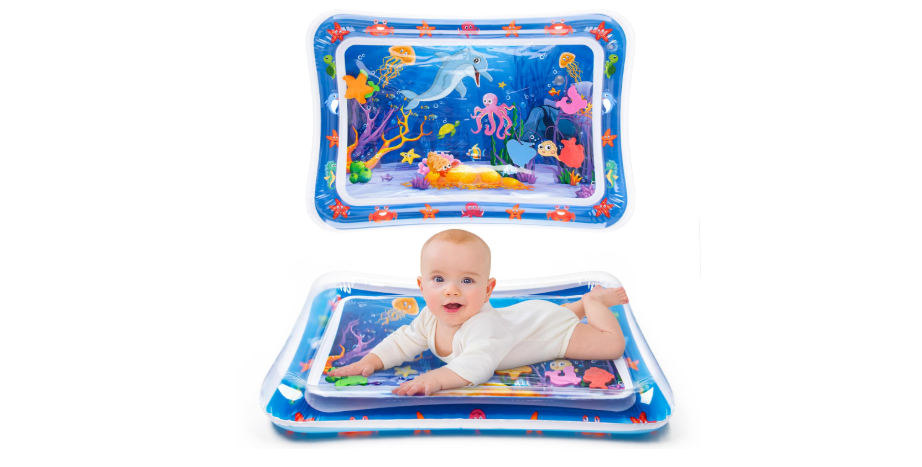  Yeeeasy Tummy Time Water Mat丨Inflatable Tummy Time Water Play Mat for Babies, Infants and Toddlers 3 to 12 Months Promote Development Toys Baby Gifts