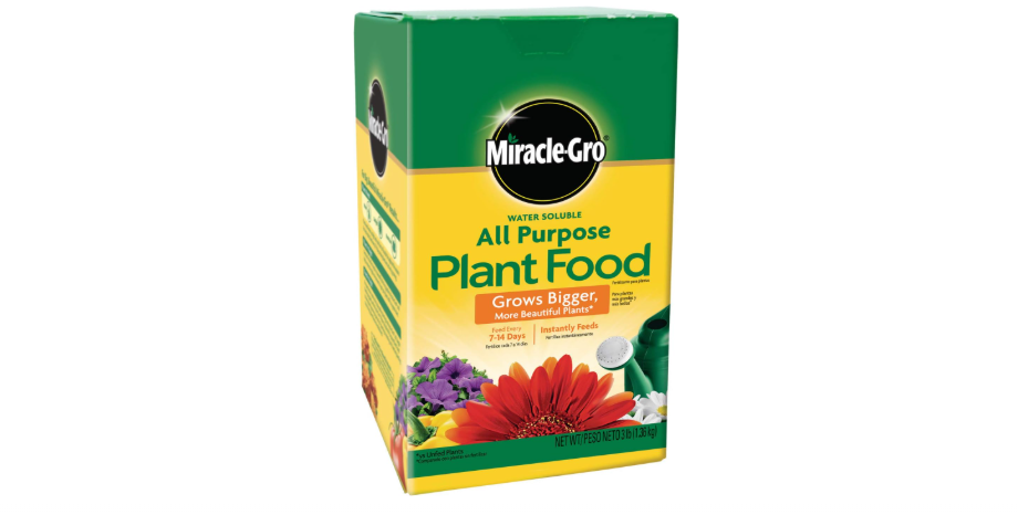 Miracle-Gro Water Soluble All Purpose Plant Food, Fertilizer for Indoor or Outdoor Flower