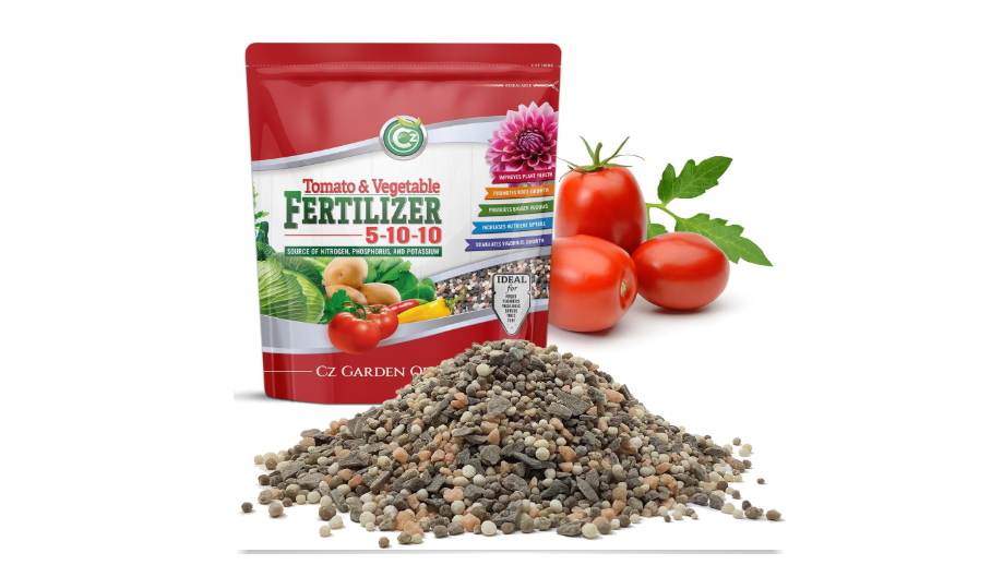 5-10-10 Tomato & Vegetable Fertilizer - Made in USA - NPK + Micronutrients Plant Food for Flower Gardens - Promotes Vigorous Growth and Big Blooms!