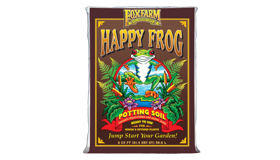  FoxFarm Happy Frog Potting Soil, 2cu ft - for Indoor/Outdoor Container Plants, Improves Root Efficiency, pH Adjusted for Optimal Nutrient Uptake - Contains...