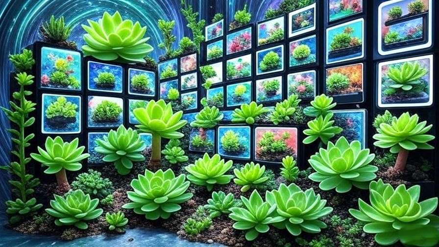 Organized storage of succulent Chinese meal shirts with nearby indoor plants.