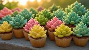 cupcake succulents
