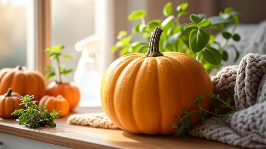 Indoor care routine for long-lasting pumpkin with succulents