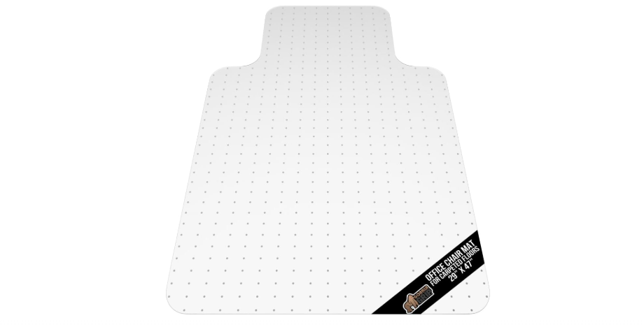  GORILLA GRIP Slip Resistant Office Chair Mat for Carpet Floors, Smooth Glide Under Desk Carpeted Floor Protector, Heavy Duty Plastic Computer Mats for...