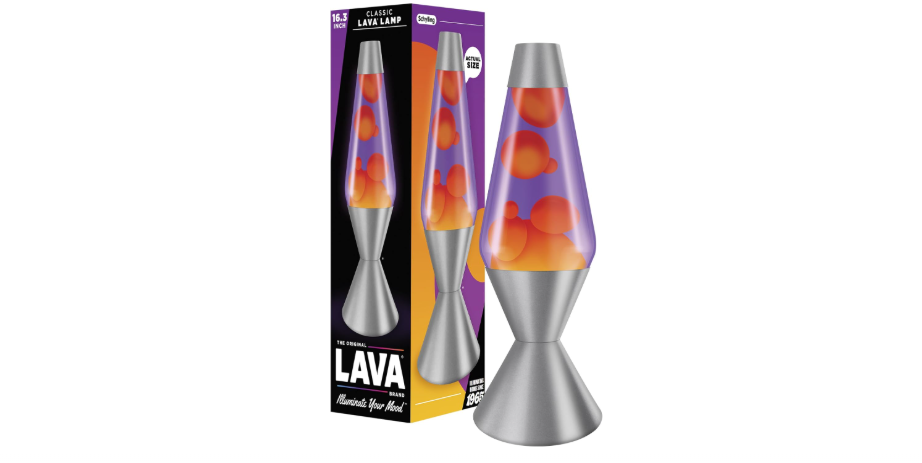  LAVA The Original Lamp - Large 52oz 16.3" - Vivid Twilight - Classic Liquid Motion Lamp - Orange and Purple Liquid - Item #5119 (Amazon Exclusive) 