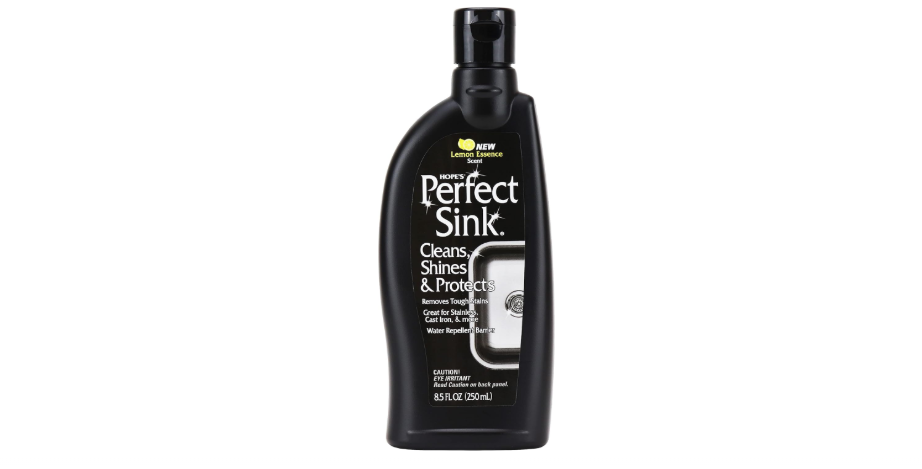  HOPE'S Perfect Sink Cleaner and Polish, Restorative, Removes Stains, Cast Iron, Corian, Composite, Acrylic, 8.5 Fl Oz