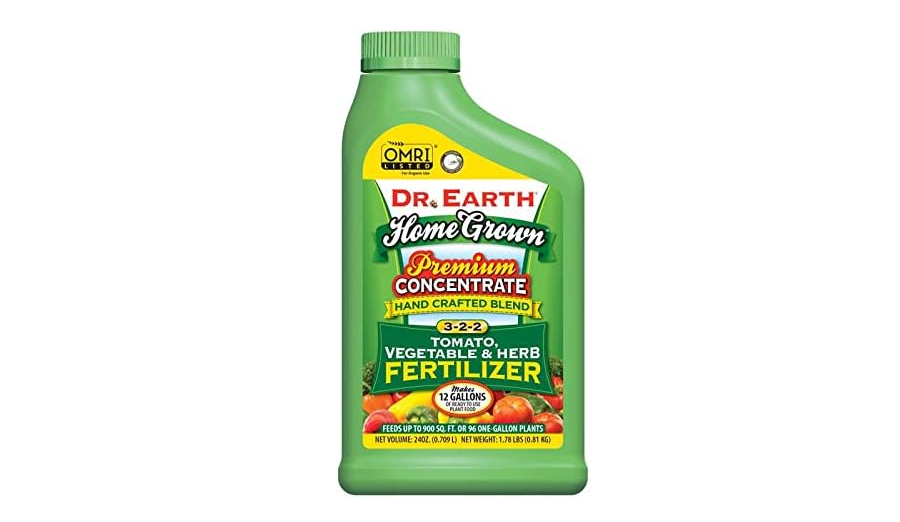Dr. Earth Home Grown Tomato Vegetable & Herb Organic 3-2-2 Plant Fertilizer 24 Oz. Concentrate
