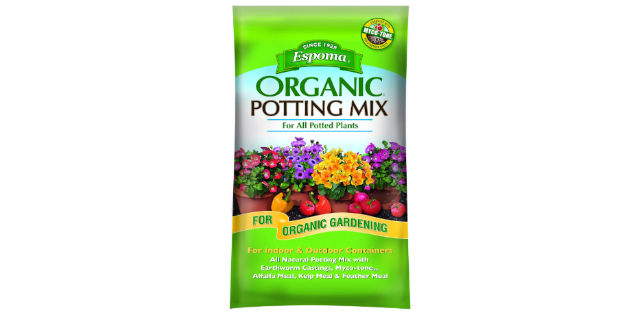  Espoma Organic Potting Soil Mix - All Natural Potting Mix for All Indoor & Outdoor Containers Including Herbs & Vegetables. for Organic Gardening,...