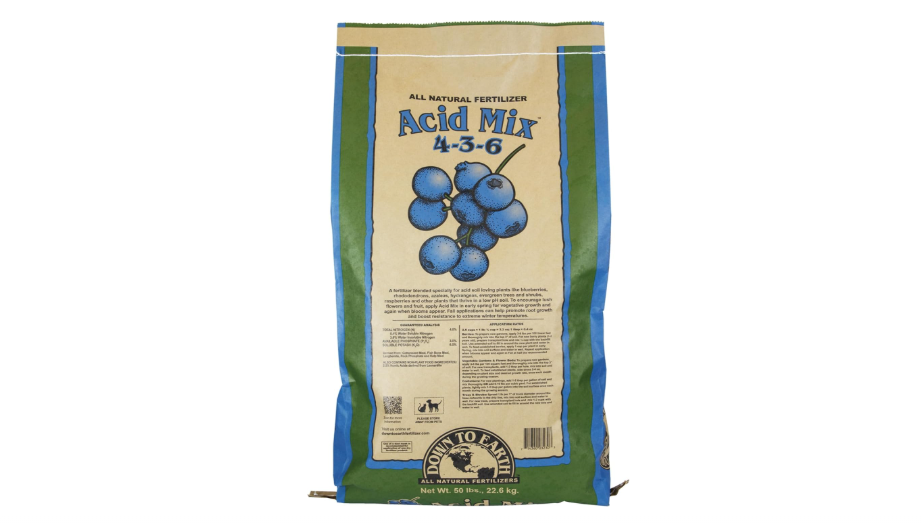  Down to Earth All Natural Fertilizers Acid Mix 4-3-6, 50 lb Bag Plant Food for Blueberries Raspberries