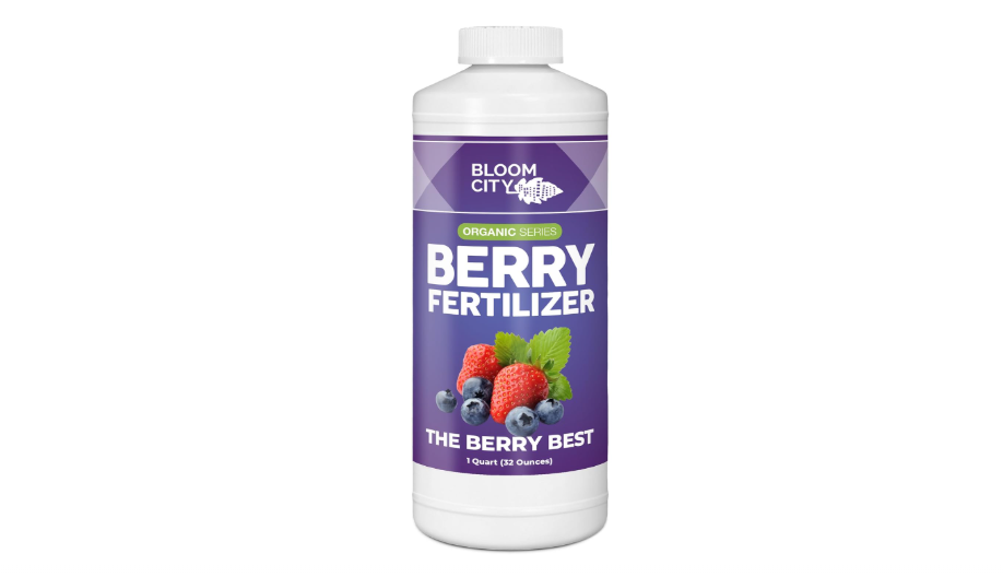 Bloom City's Organic Berry Best, Blueberry Fertilizer & Strawberry Fertilizer, Quart (32 oz)