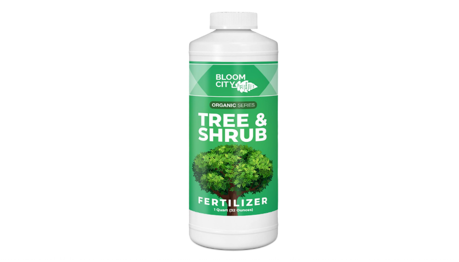  Bloom City's Tree & Shrub Fertilizer - Tree & Evergreen - Shrub Fertilizer for Healthier Growth, Quart (32oz)