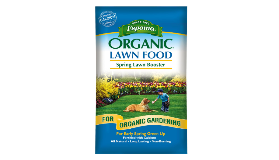  Espoma Organic Spring Lawn Booster 8-0-0 Natural & Organic Lawn Fertilizer. Long Lasting Slow-Release Nitrogen Enhanced with Calcium. 30 lb. Bag Covers...