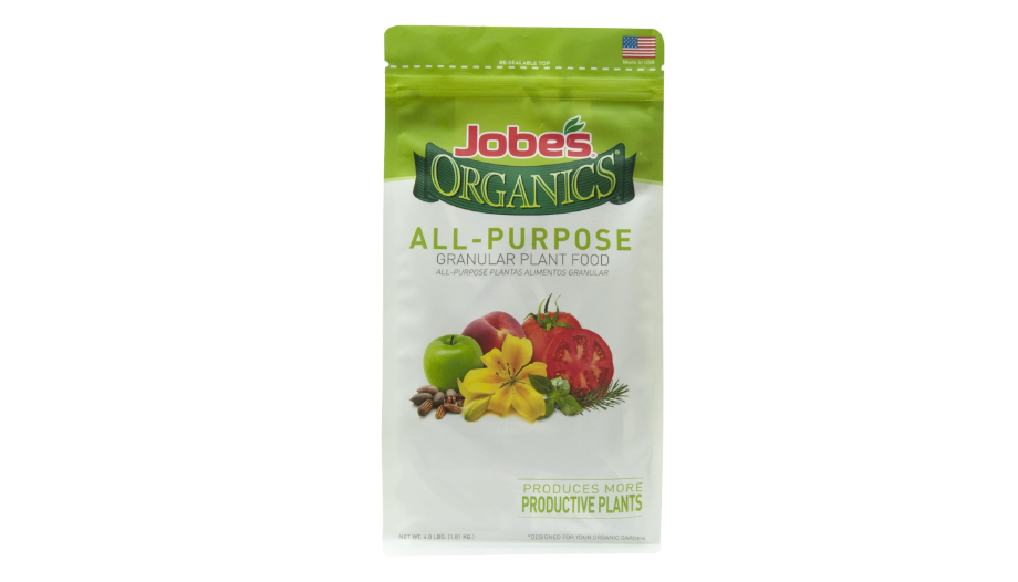  Jobe’s Organics Granular All Purpose Fertilizer, Easy Plant Care Fertilizer for Vegetables, Flowers, Shrubs, Trees, and Plants, 4 lbs Bag
