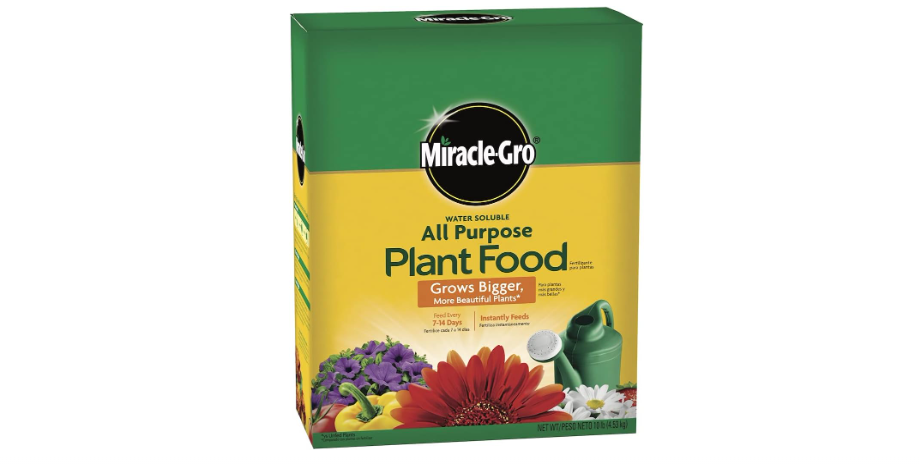  Miracle-Gro Water Soluble All Purpose Plant Food, Plant Fertilizer for Indoor or Outdoor Plants, Roses, Flowers, Houseplants, Vegetables and Trees, 10 lb.