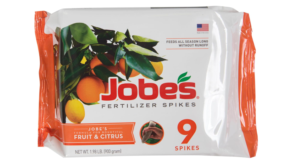  Jobe’s Garden Fertilizer Spikes, Easy Plant Care Slow Release Fertilizer for Fruit and Citrus Plants and Trees, 9 Count