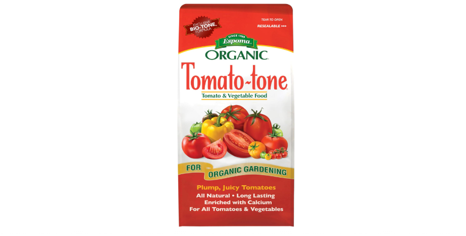  Espoma Organic Tomato-Tone 3-4-6 with 8% Calcium. Organic Fertilizer for All Types of Tomatoes and Vegetables. Promotes Flower and Fruit Production. 4 lb. Bag