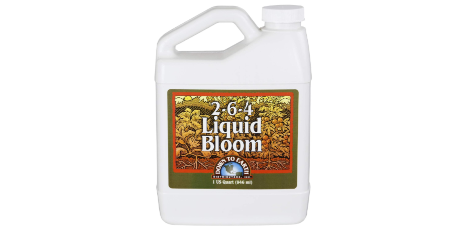  Down To Earth All Natural Fertilizers Liquid Bloom 2-6-4, 1 Quart Concentrate