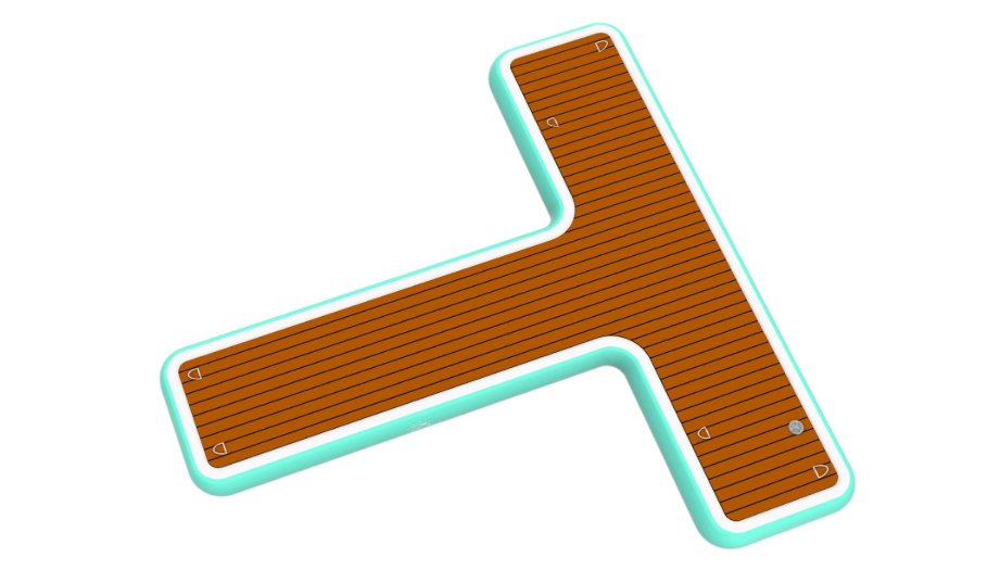  Paradise Pad T-Shaped Inflatable Jet Ski Dock - Easy Installation & Superior Stability, Ideal for Docking & Storing Your Jet Ski