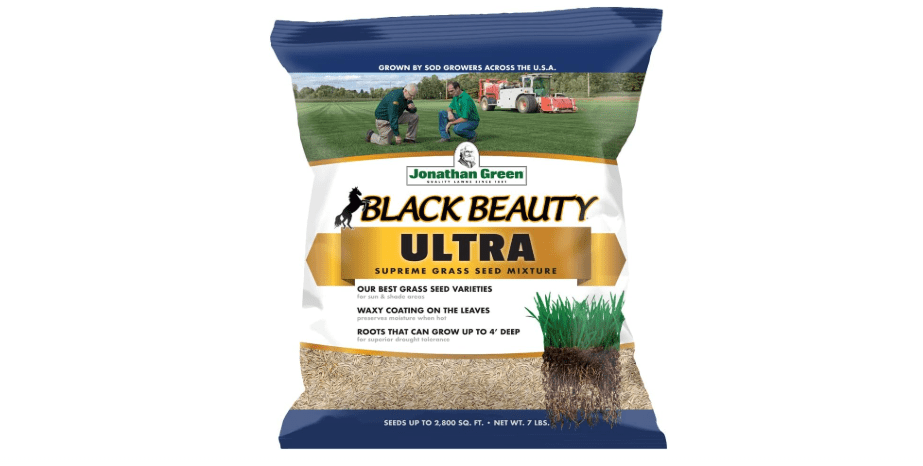 Jonathan Green (10322) Black Beauty Ultra Grass Seed - Cool Season Lawn Seed (7 lb)