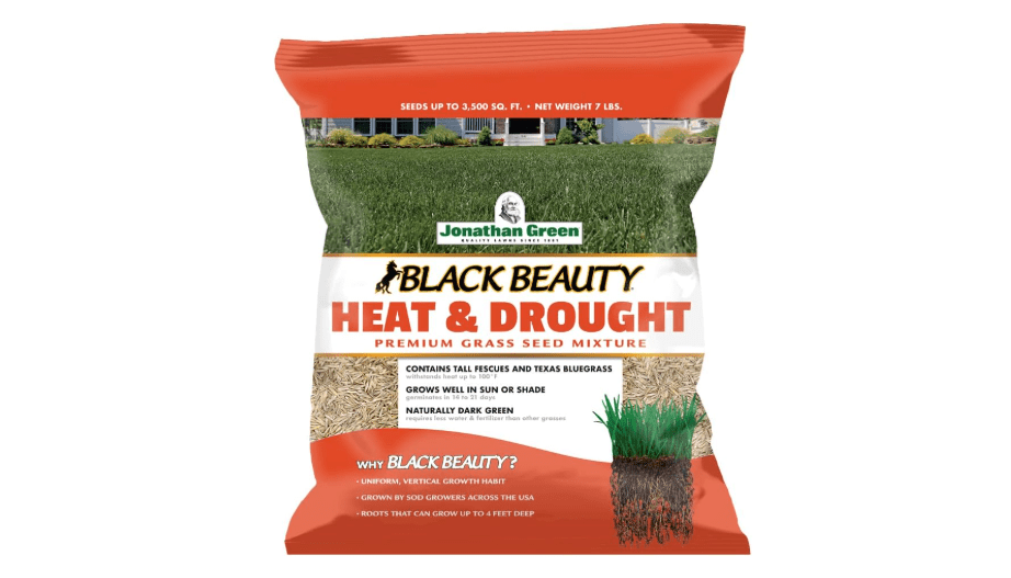 Jonathan Green (10515) Black Beauty Heat & Drought Resistant Grass Seed - Cool Season Lawn Seed (7 lb)