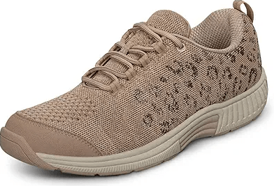 Orthofeet Women's Orthopedic Knit Coral Sneakers
