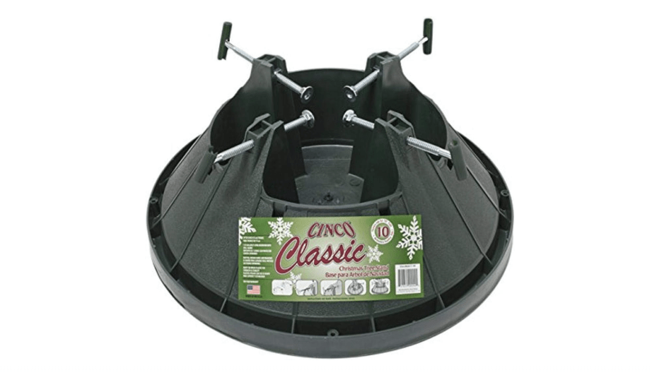 Good Tidings Cinco C-148 Classic Tree Stand For Up To 10' Trees, Medium, Green