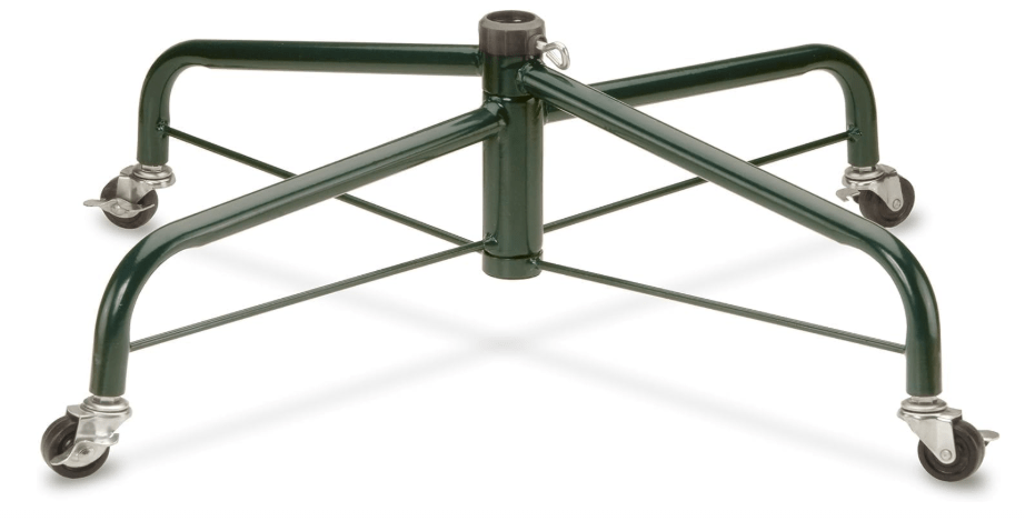 National Tree 32 Inch Folding Tree Stand with Rolling Wheels for 9 to 10 Foot Trees, Fits 1.25-Inch Pole (FTS-32R-1)