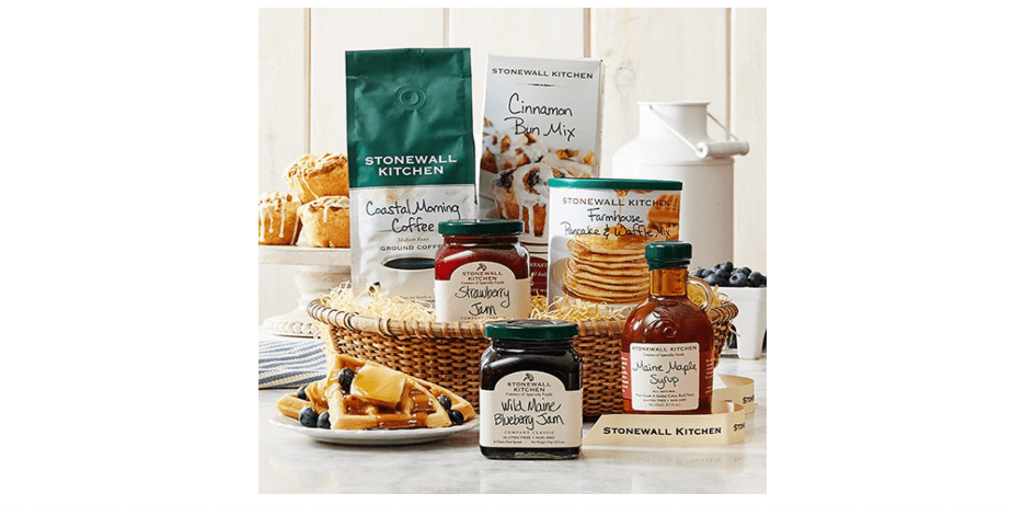 Stonewall Kitchen New England Breakfast Gift (6 Piece Gift Basket)