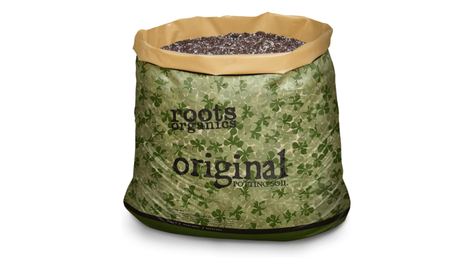  Roots Organics Original Potting Soil, Organic Growing Media with Mycorrhizae, 3 Cubic Foot Plant-in-Bag