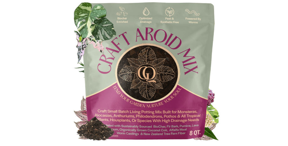  Craft Aroid Potting Mix- Elite Organic Alocasia, Philodendron, Monstera Soil Mix, Chunky, Well Draining Potting Soil for Indoor Plants, All Tropical Plants...