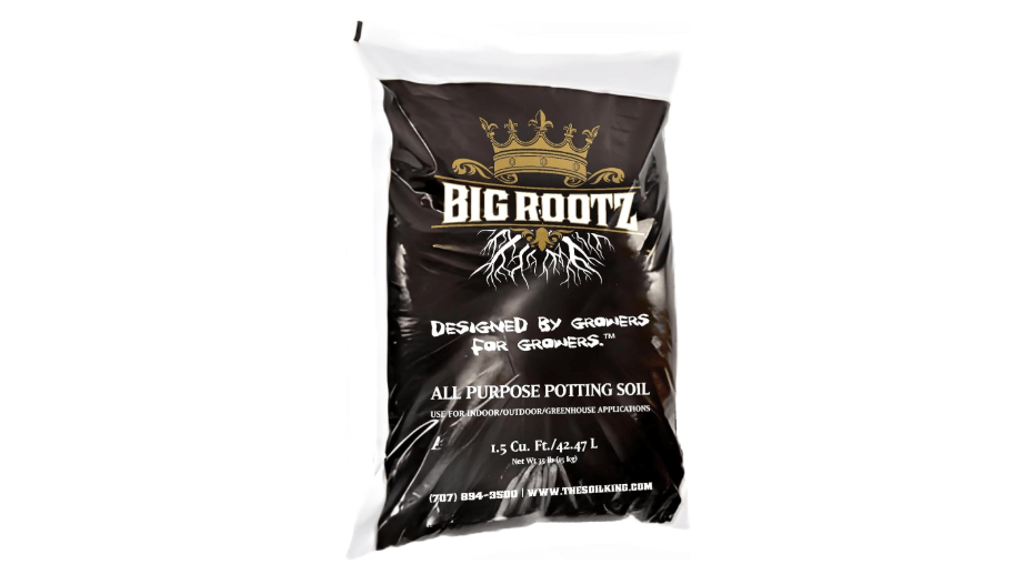  Soil King Big Rootz Organic Soil - CDFA & EnvirOganic Certified. All-Purpose Potting, pH Adjusted for Maximum Nutrient Uptake & Root Growth, Indoor... 