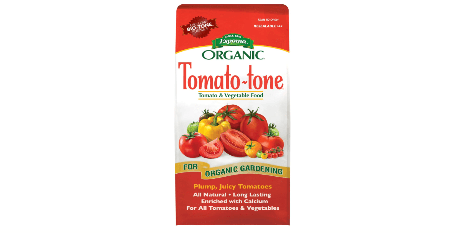  Espoma Organic Tomato-Tone 3-4-6 with 8% Calcium. Organic Fertilizer for All Types of Tomatoes and Vegetables. Promotes Flower and Fruit Production. 4 lb. Bag