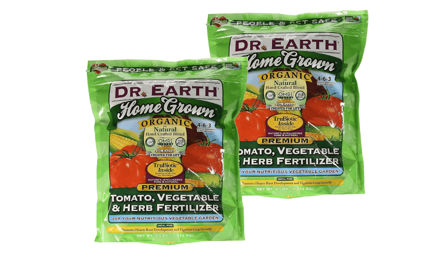  Dr. Earth Organic 5 Tomato, Vegetable & Herb Fertilizer Poly Bag ((2 Pack) 4 lb)