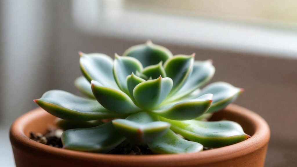 succulent with pot