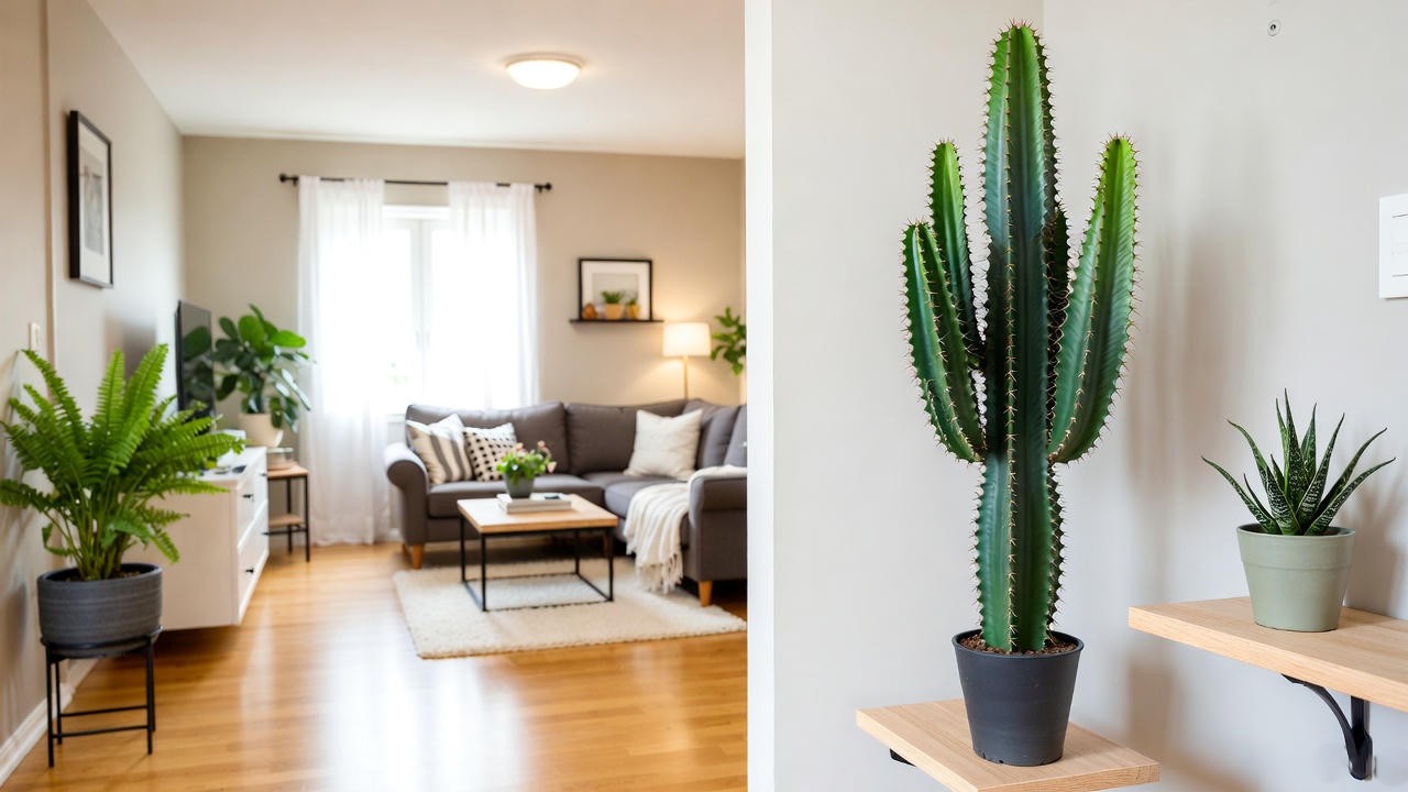 Spineless cactus varieties safe for indoor homes with pets and children